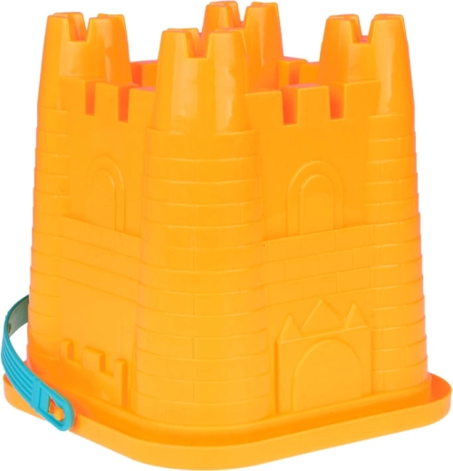 Cubo con forma de castillo y asa inteligente