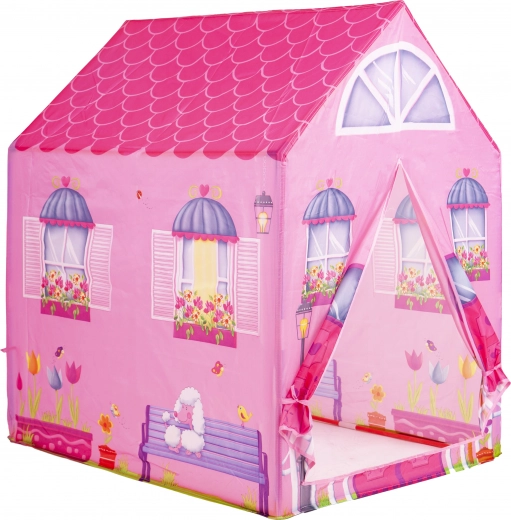 Diseño lúdico de casita con animalitos