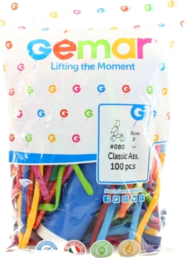 100 globos de colores