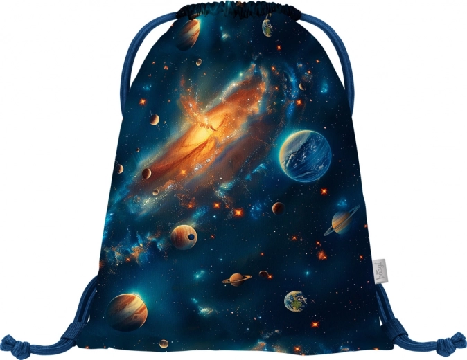 Práctica bolsa para calzado con motivo espacial