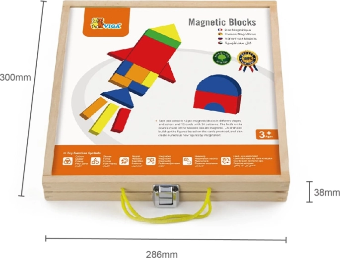 42 piezas y 12 tarjetas con 24 modelos