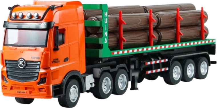 Construcción realista y transporte de troncos
