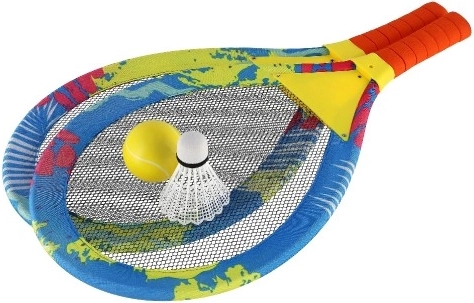 Pelota segura y volante de bádminton