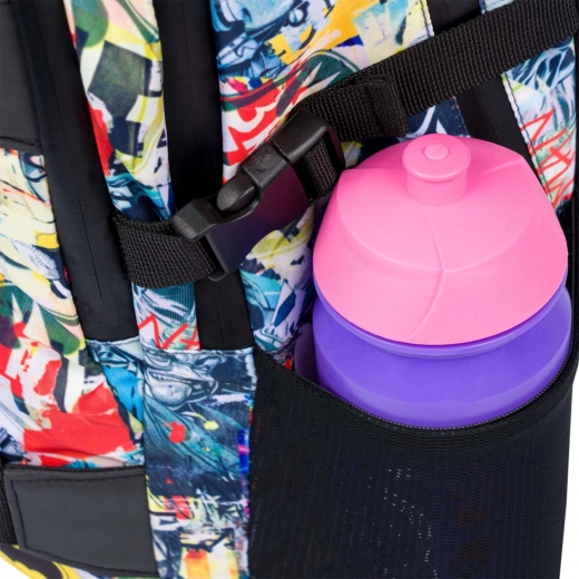 Listo para skate: correas para skateboard y bolsillos para botella