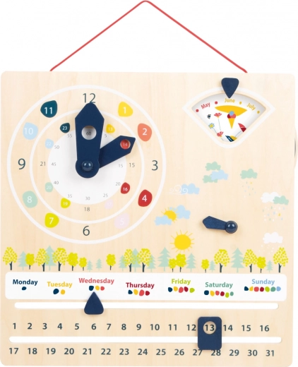 Reloj con manecillas móviles que desarrolla la motricidad