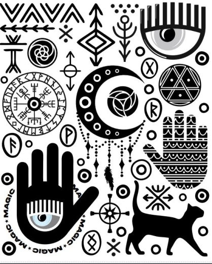 Símbolos místicos para un estilo único