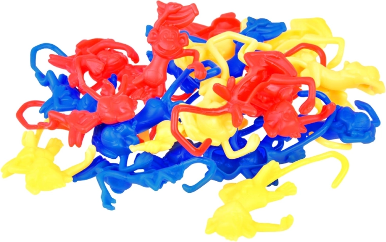 Monitos de colores encadenables
