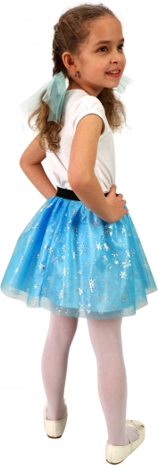 Copos brillantes para un toque invernal mágico