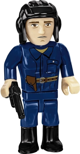 Figura de tanqueista e interior detallado