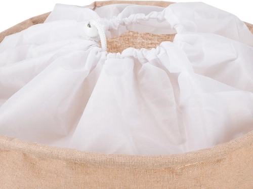 Cierre con cordón para un aspecto limpio y ordenado