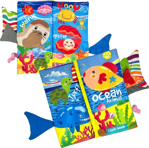 Colitas en relieve de animales marinos