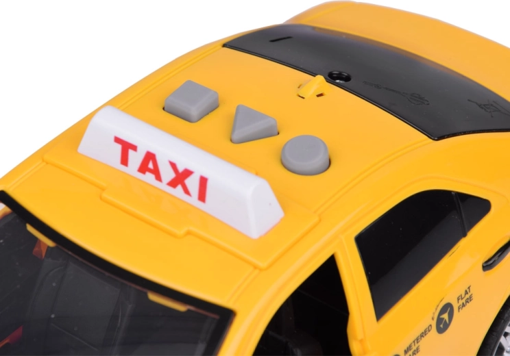 Luces y sonidos como en un taxi real