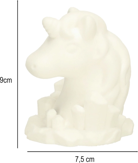 Mágico unicornio de cristales