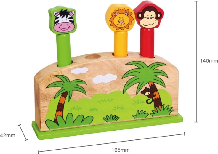 Animales de colores que invitan a jugar