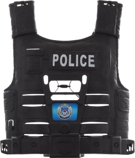 Chaleco táctico auténtico con la inscripción POLICE