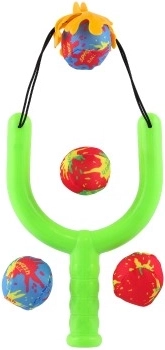 Bombas de colores y plástico resistente