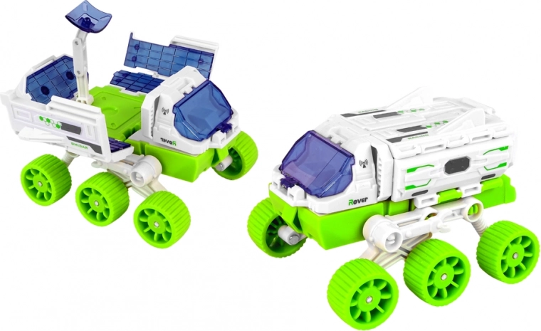 Rover de seis ruedas con cabina abatible