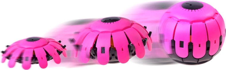 Transformación de disco a pelota durante el vuelo