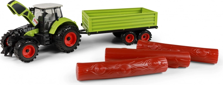 Remolque desmontable y troncos extraíbles