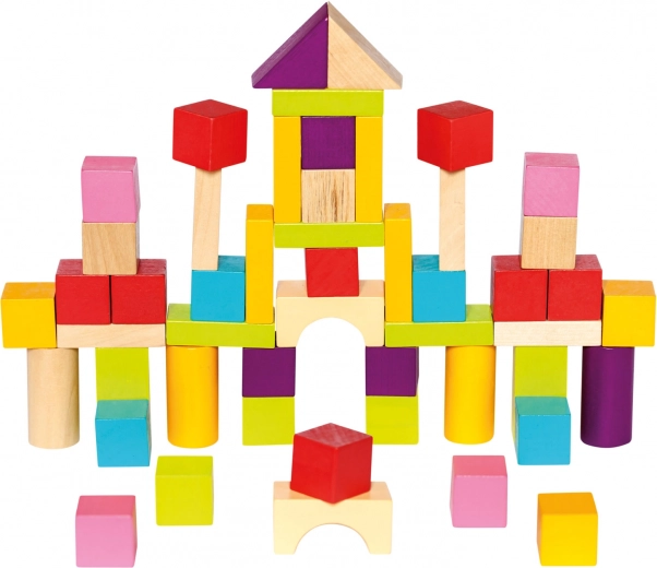 50 piezas de colores para construcciones sin fin