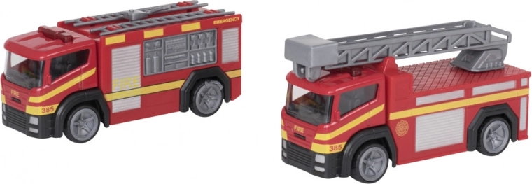 Pareja de vehículos de bomberos