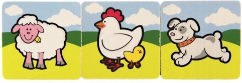 Tarjetas de madera resistentes para manos pequeñas