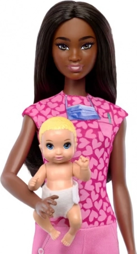 Conjunto médico rosa