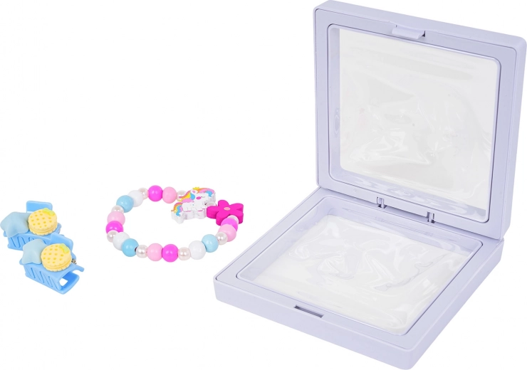 Adorable pulsera con unicornio