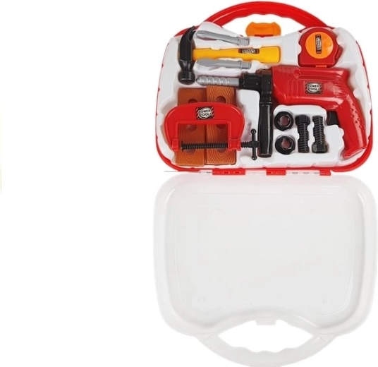Completo set de herramientas en un maletín portátil