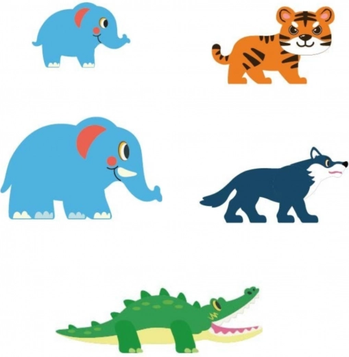 Un mundo de jungla lleno de vida con animalitos