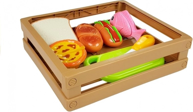 Todo ordenado en la caja