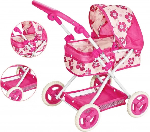 Capota y chasis plegables para un almacenamiento fácil