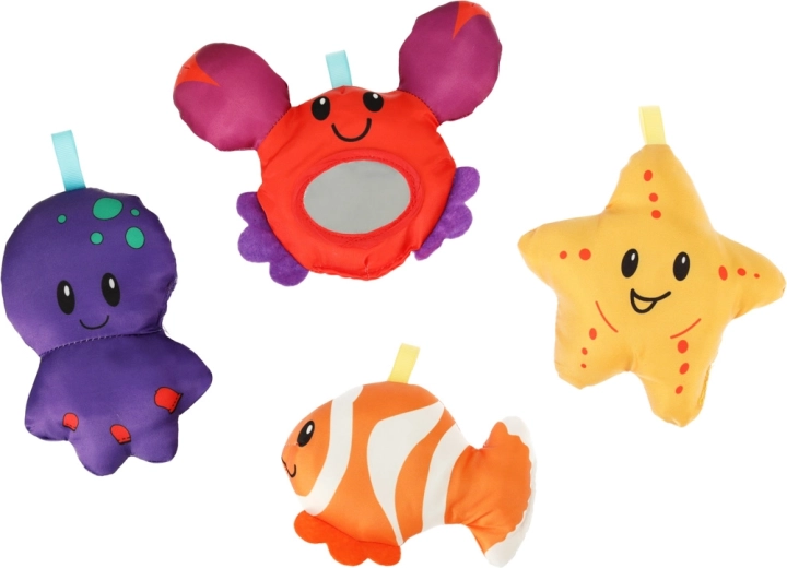 Juguetes colgantes para estimulación sensorial