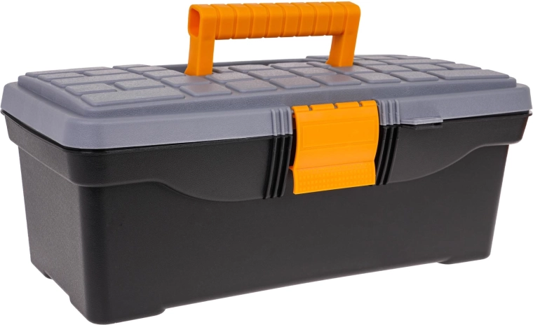 Resistente caja de herramientas portátil