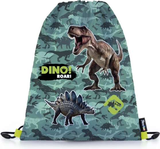 Combina todo en estilo dinosaurio