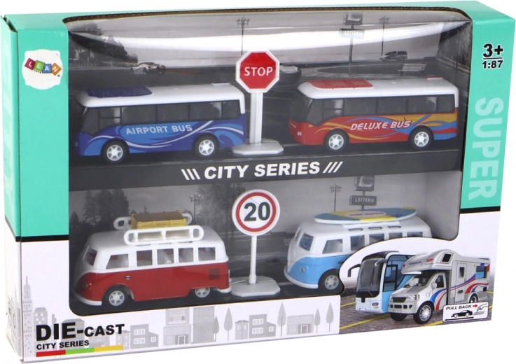 Set completo con elementos de tráfico