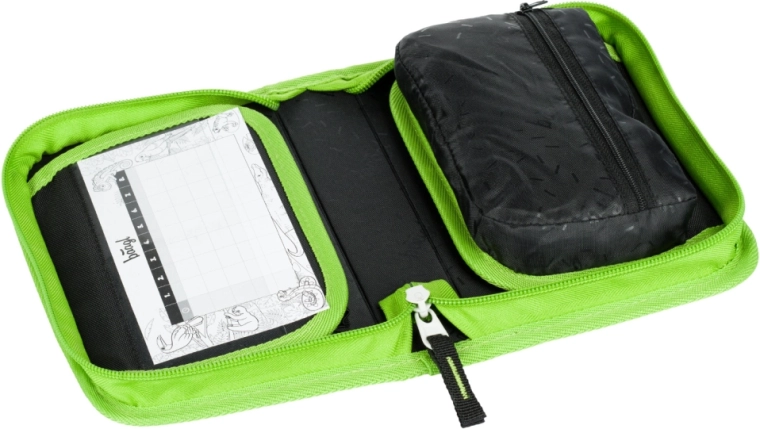 Cremallera resistente y bolsillos prácticos