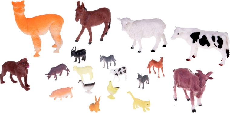 Set amplio de animales y accesorios