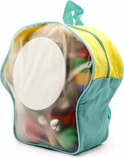 Práctica mochila transparente para llevarla a cualquier lugar