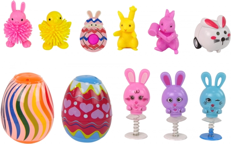 Figuras adorables y juguetes saltarines