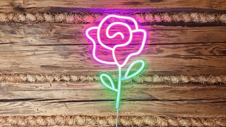 Efecto neón brillante sin puntos duros