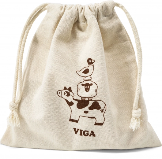 Almacenamiento práctico en bolsa de algodón