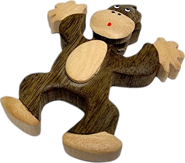 Hecha a mano con madera natural