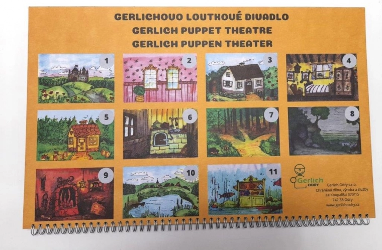 Escenas en encuadernación de anillas con suelo