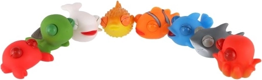 Surtido de adorables criaturas marinas