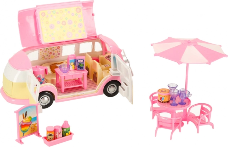 Cafetería completa para sentarse al aire libre