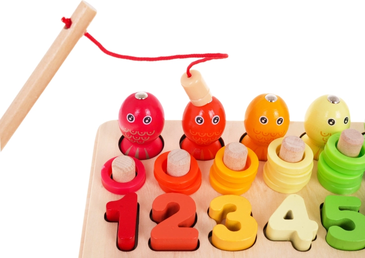 Pesca magnética para entrenar la coordinación