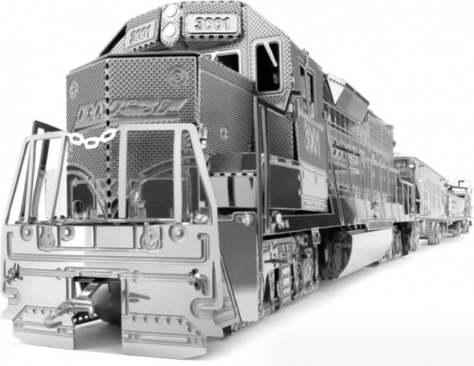 Detalles realistas en acero grabado con láser