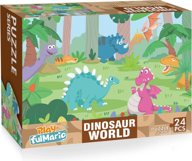 Alegre diseño de dinosaurios