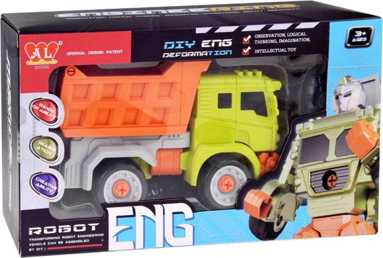Dos juguetes en uno: coche y robot